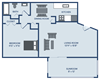1 bed Levis - Upper